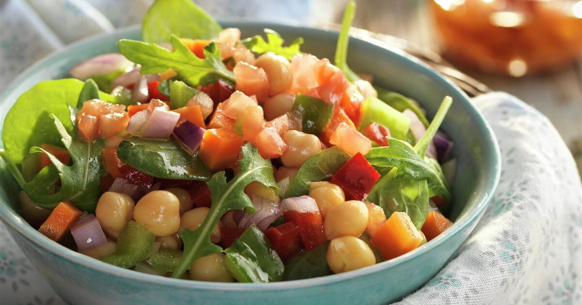 ensalada de garbanzos