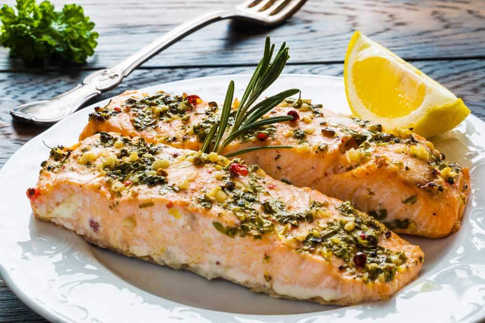 salmón al horno